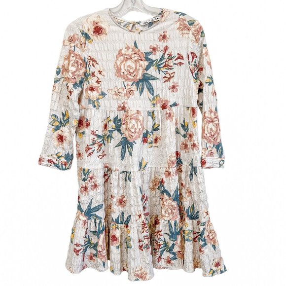 Zara Dresses Zara The Sharon Floral Tiered Baby Doll Dress Size Xs